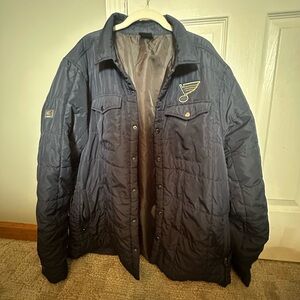 Colosseum Men's St. Louis Blues Logo Quilted Jacket